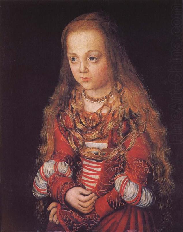 Lucas Cranach the Elder Prinsessa of Saxony china oil painting image